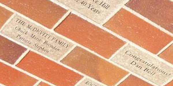 Engraved Bricks allow you to engrave your family name, in return for funding your church.