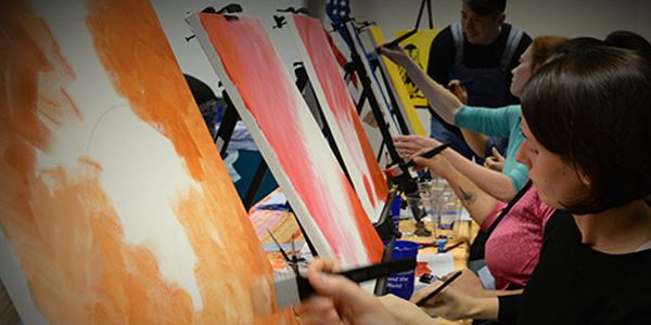 Sip and Paint fundraising events are a new, creative and social way to raise funds.